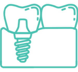 Dental Implant Enlarged